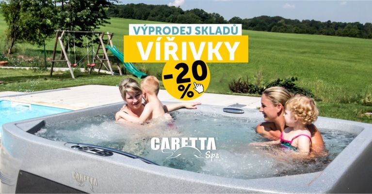 VÝPRODEJ SKLADŮ! Všechny vířivky - 20 %